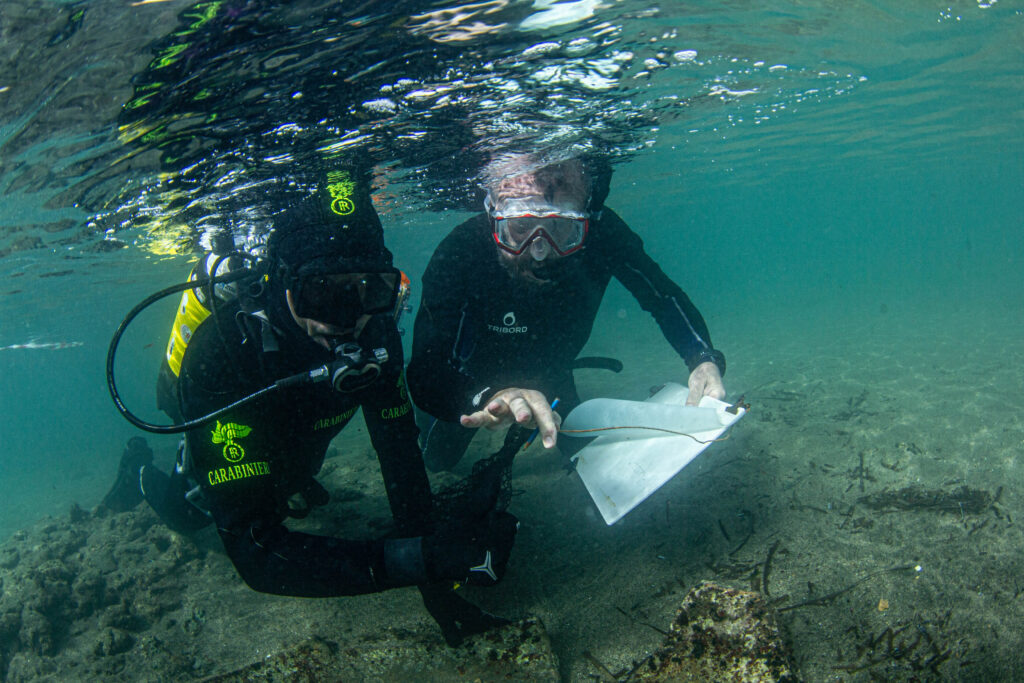Immersione nei fondali di Gravisca